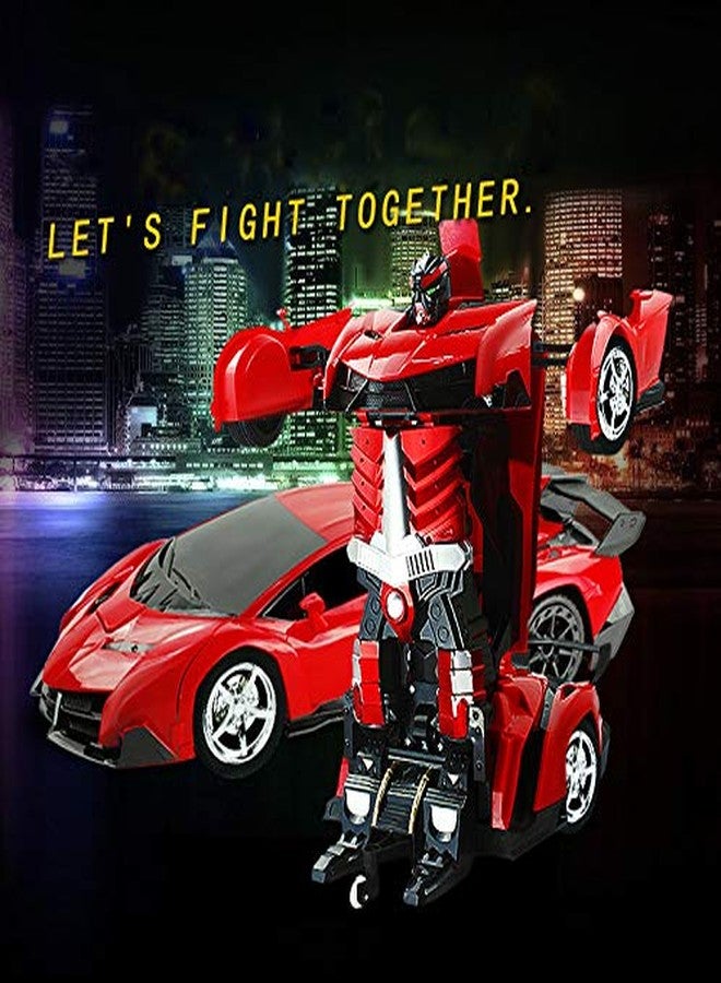 VGRASSP 2 in 1 Remote Control Model Car Converting Robot Toy for Kids - Color and Design as per Stock - Image 5